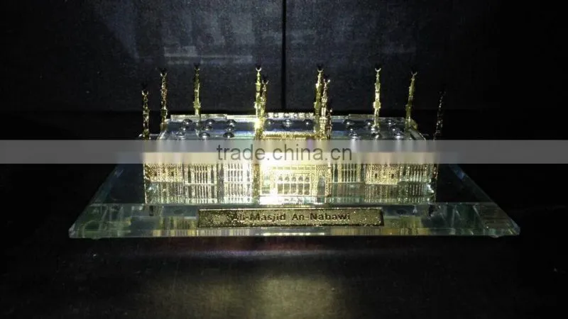 Crystal Mosque Sheikh Zaid Model For Gifts Arabic and Muslim