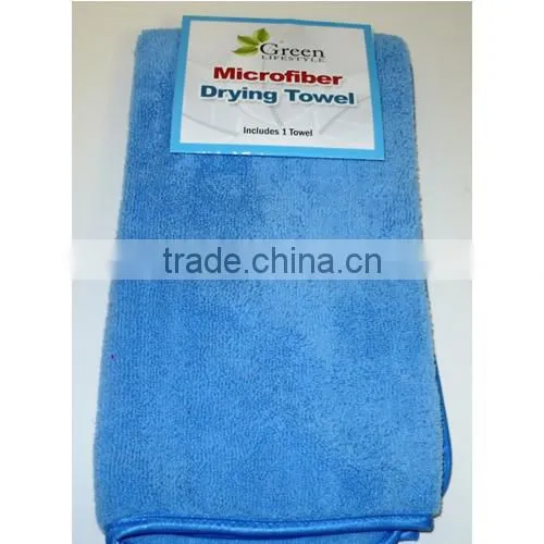 Super absorbent microfiber cleaning towels