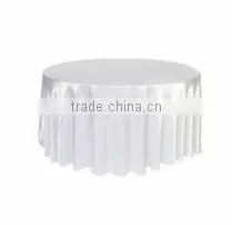 satin tablecloth for round table