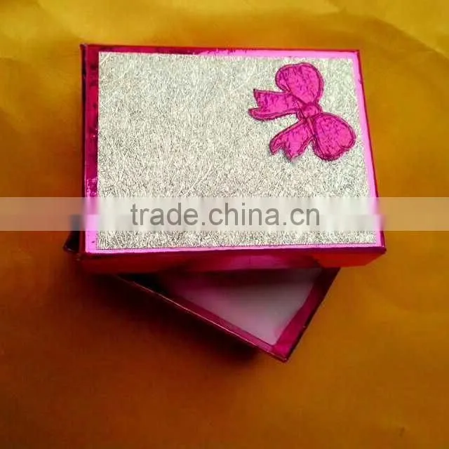 China Box Manufacturer New Product 7*9*3 cm Promotional Colorful Jewelry Box Stock Wholesale Jewelry Box
