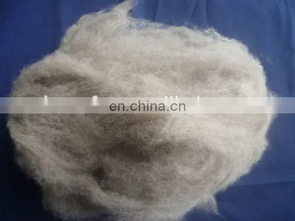 Professional factory dehaired raccoon hair natural brown color