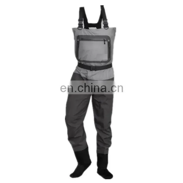 The latest high quality Breathable and waterproof chest waders fleece pockets for warm water