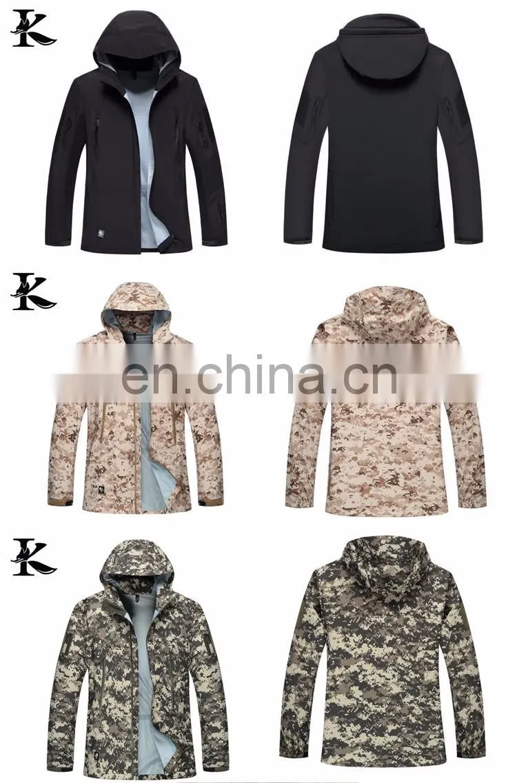 Hardshell Jacket Rain Grey Camo in stocks