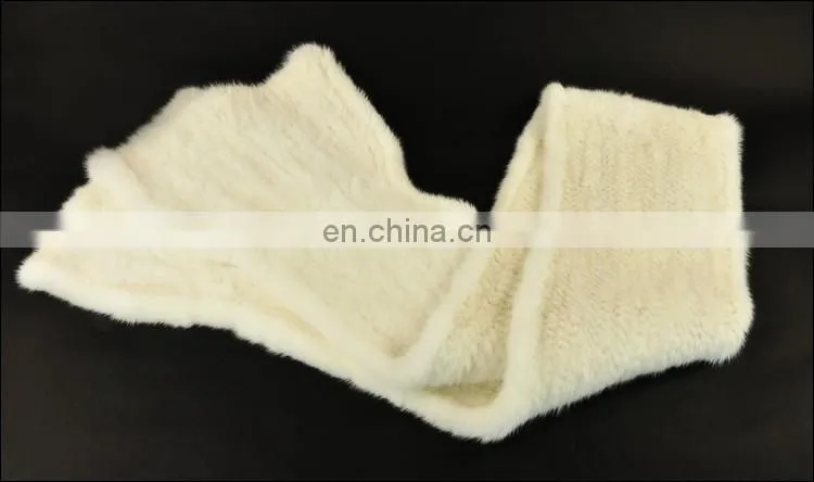Cheap mink fur scarf factory made promotional china scarf