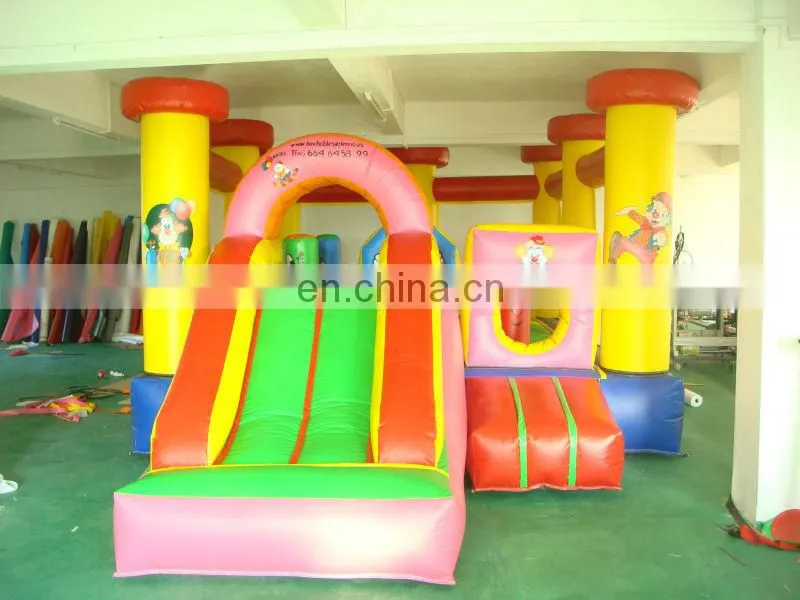 inflatable dry slide combo