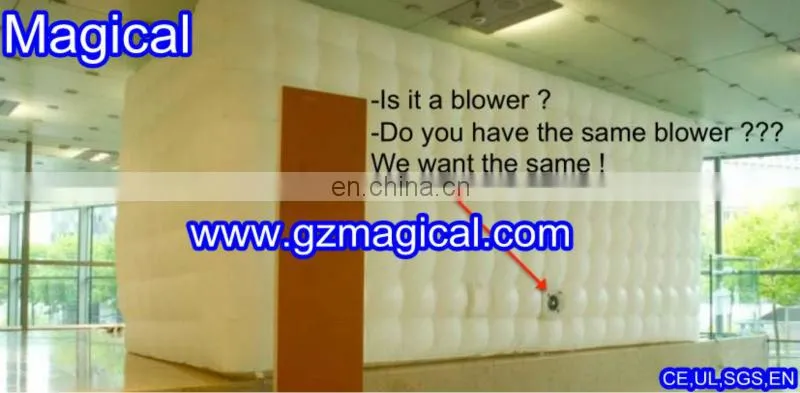 red air wall with logo/ inflatable air wall with customized brand