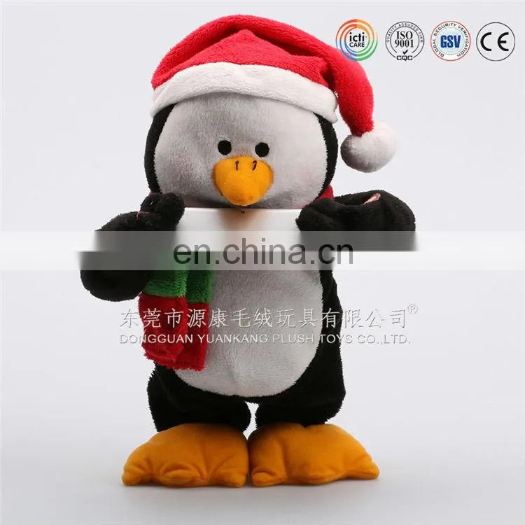 Wholesales Cheap animated electronic plush talking penguin toys
