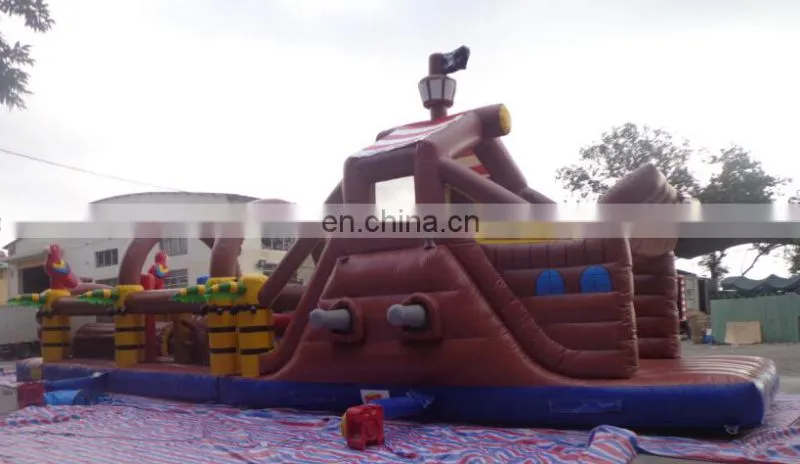 2017 New Design Commercial Indoor Tunnel Pirate Boat Obstacle