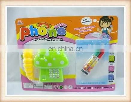 lovely musical fruit telephone toys,learning machine toys for kids YX0263429