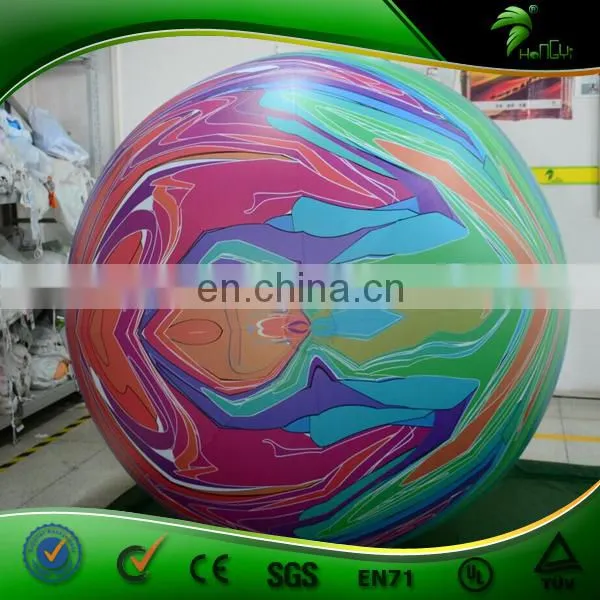Full UV Printing Inflatable Advertising Balloon , PVC Gaint Inflatable Colorful Helium Sky Sphere Balloon for Event