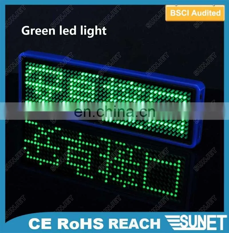Alibaba Express Led Scrolling Message Display Lapel Pins Flower