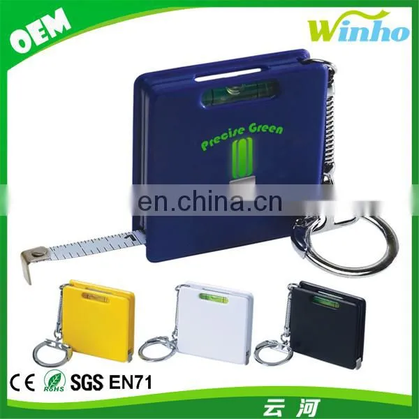 Oval Tape Measure Key Ring