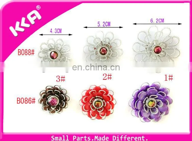 Hot selling and perfect quality plastic shoe flower/shoe accessory
