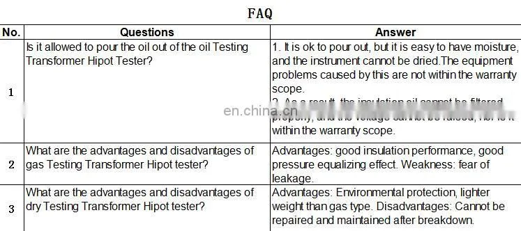 high voltage 30kv Gas Filled testing Transformer 100kv 50 kva ac and dc hipot tester