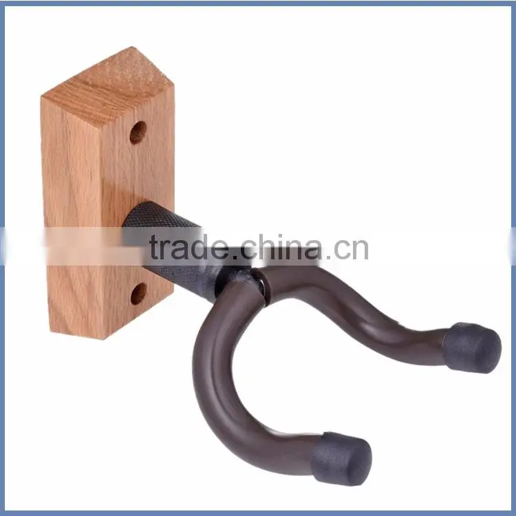 Exhibition wooden guitar wall hanger
