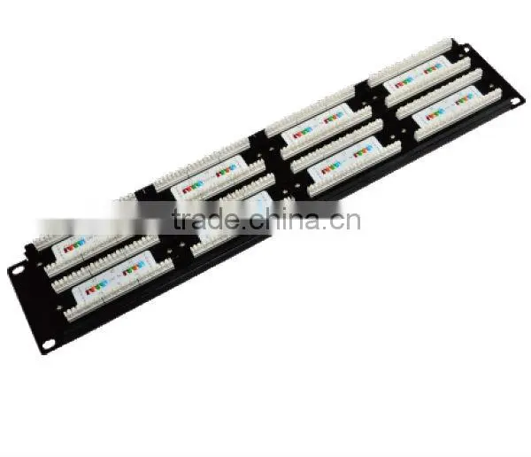 48 Port FTTH Cat5e utp Patch Panel