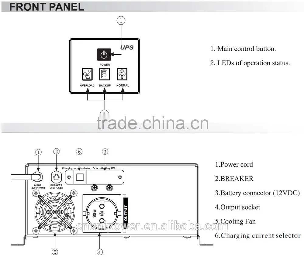 2016 New 500Va Pure Sine Wave Output Uninterruptible Power Supply Reviews