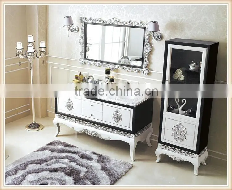 Classic European Solid wood bathroom vanity cabinet