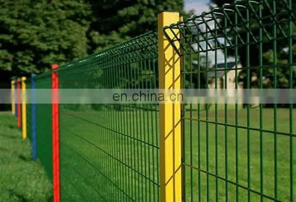 Hot dipped galvanized powder coated Roll top BRC Fence welded wire mesh garden fence