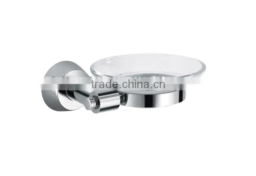 Bathroom Accessories Wall-mounted Stainless Steel Decorative HOT SALE Bathroom Glass Soap Dish Rack/Holder