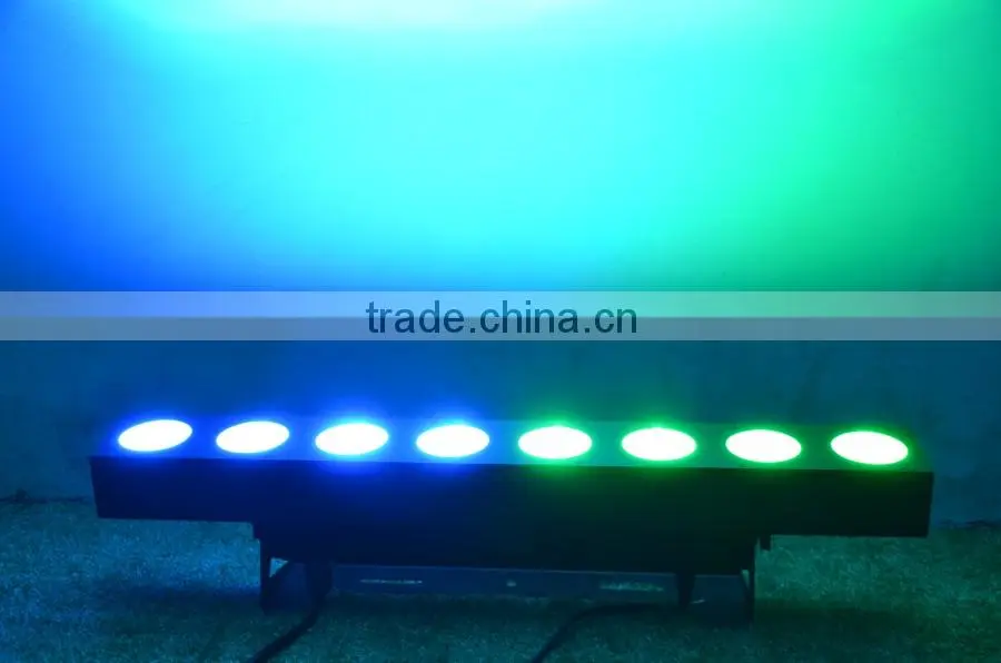 8PCS*30W rgb 3 in 1 good color mixing cob led wall washer light