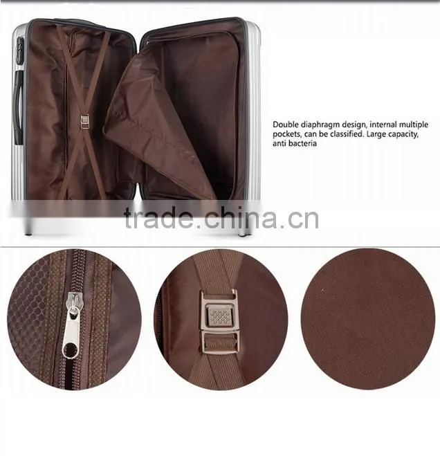 Fashion designs 20''/24''/28'' pc abs luggage