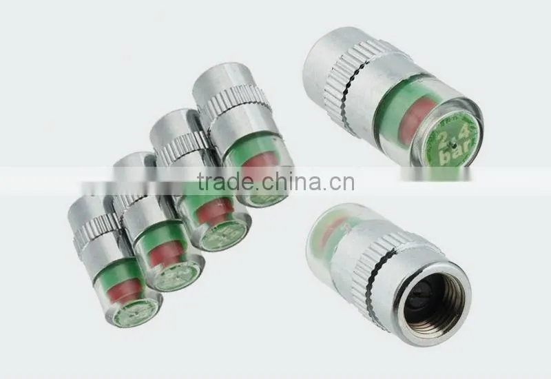 Automotive Car Tire Valve Caps Pressure Gauge Indicator