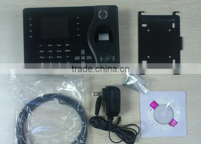 HSY-F81 plastic enclosure biometrics fingerprint reader time attendance machine