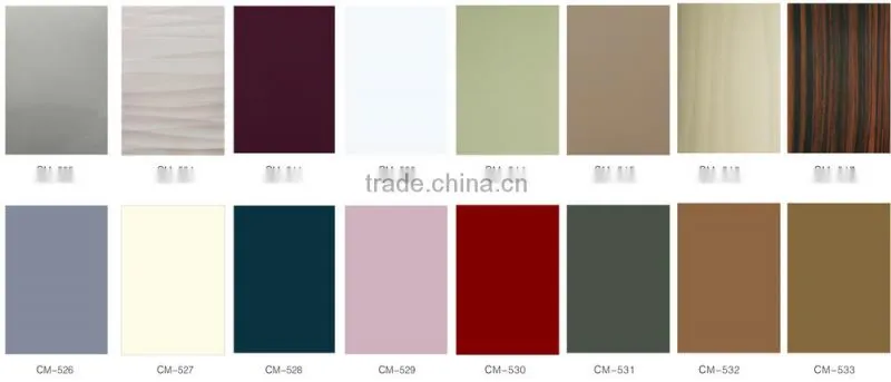 Assemble modular PVC membrane kitchen cabinets on sale( CDY-SP013)