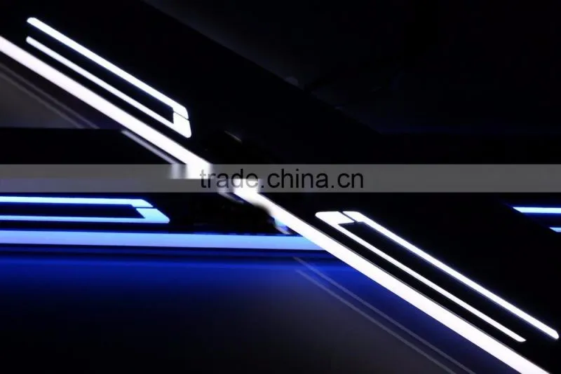 Hot seller car led light auto lights for B.M.W X5 X6 high quality led car door sill plate light with logo light