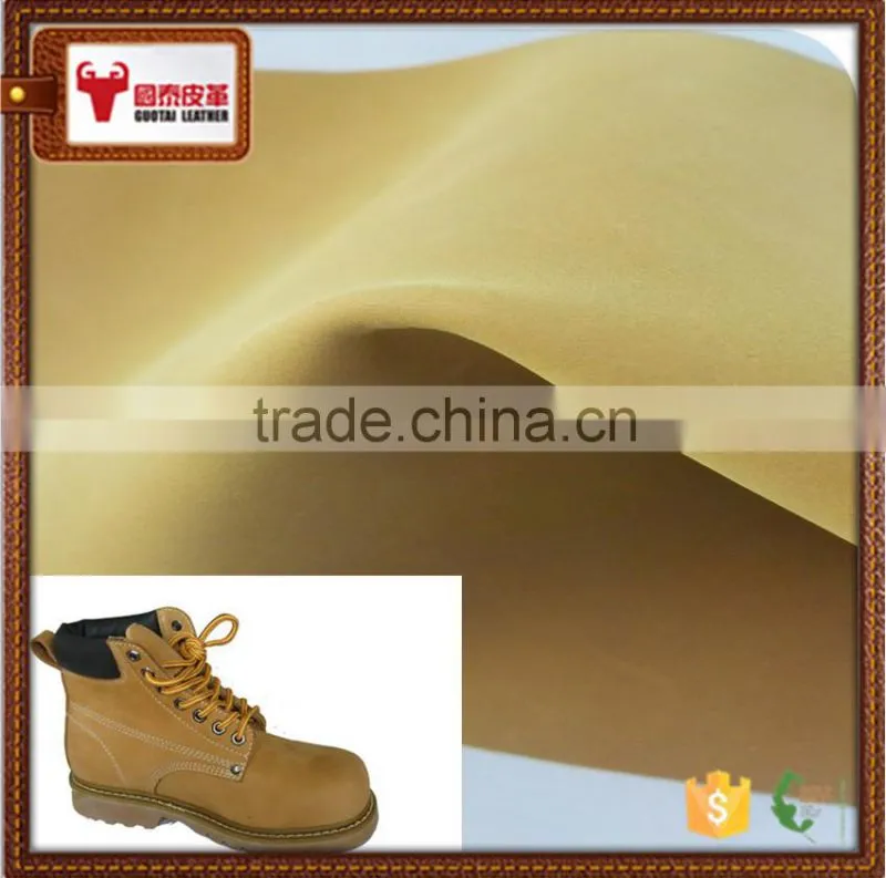 Genuine cow nubuck leather for nubuck leather fabric