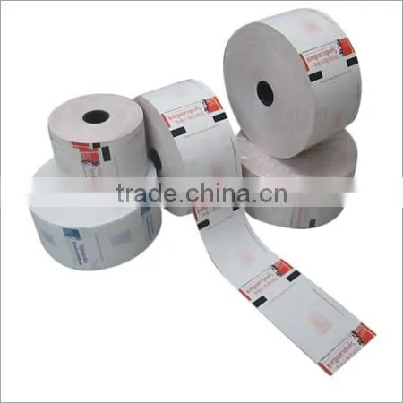 Pre-printed thermal paper roll