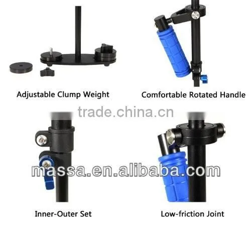 Dv Dslr Handheld Video Support Rig 60cm Height Camera Stabilizer Steadycam