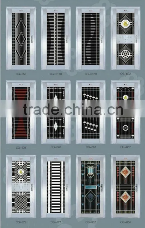 stainless steel door design