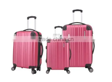 new hot sale abs hard shell trolley luggage leisure suitcase elegant trolley luggage for travel and business