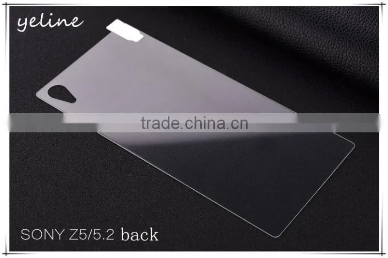Anti burst mobile phone tempered glass screen protector for Sony xperia z5