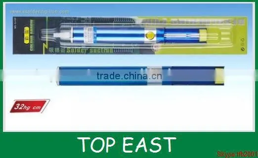 High quality Solder Sucker Desoldering Vacuum Pump Solder Removal Tool Blue