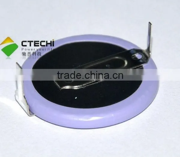 3V lithium rechargeable button cell ML2020
