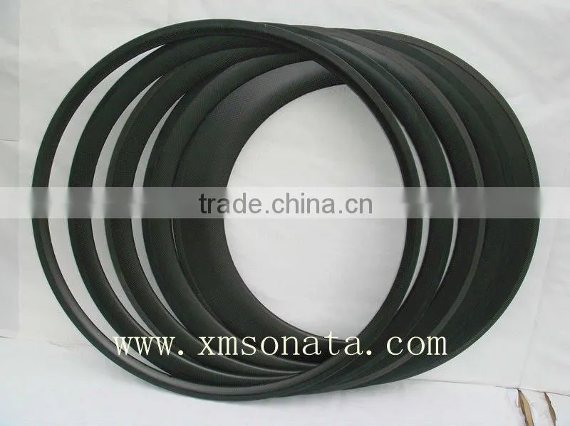 Super light weight toray carbon fiber bike tubular wheels 60mm bicycle road rims for sales