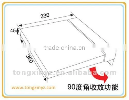 made of high-tech 100% PU and #304 Stainless steel Wall Mount Folding Shower Seat