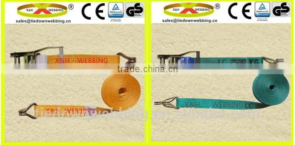 50mm 3000kgs ratchet straps belt