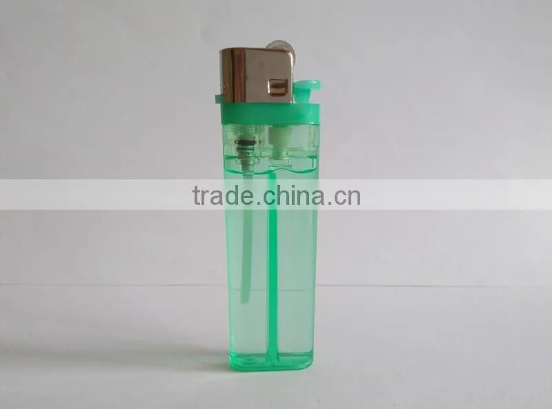 Cheapest classic plastic lighter transparent flint lighter FH-003 with butane gas