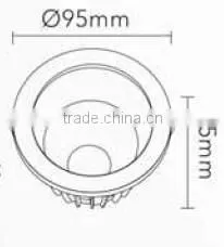 Factory wholesale 30W-10W Round led down light Decorative light for office Restaurant