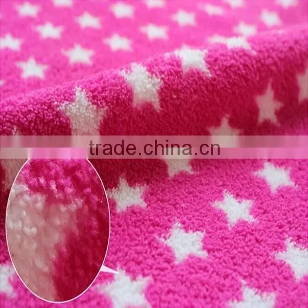 polyester fleece fabric for children pajamas