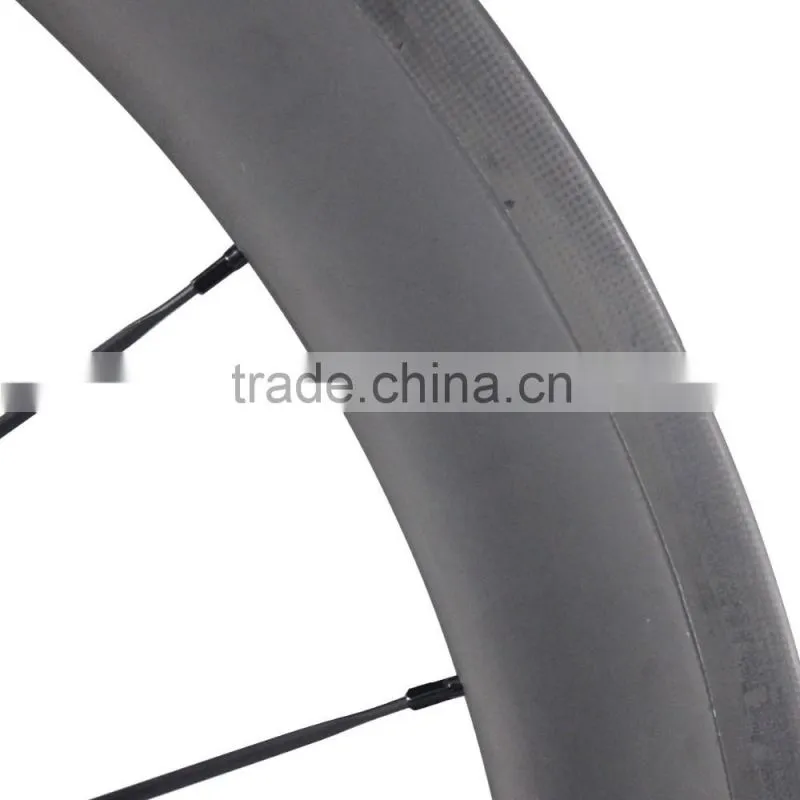 China suppliers OEM 700C carbon clincher tubeless ready 25mm width road rims road bike wheels