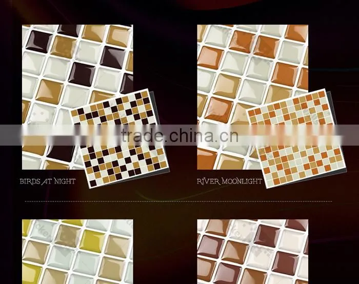 Yashi Removable waterproof kitchen tile sticker for wall decoration