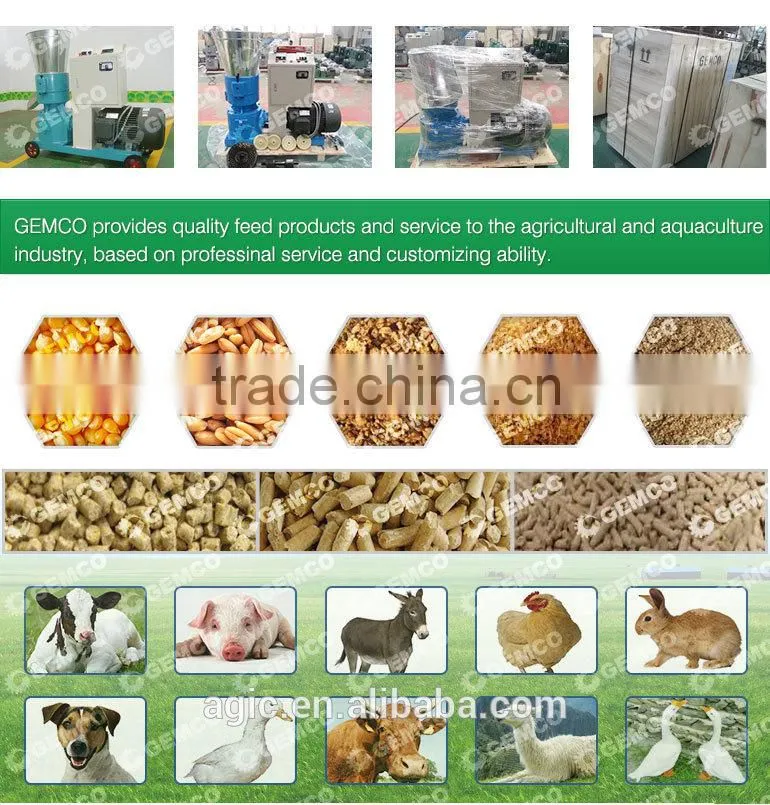 Factory supplied feed pellet production line