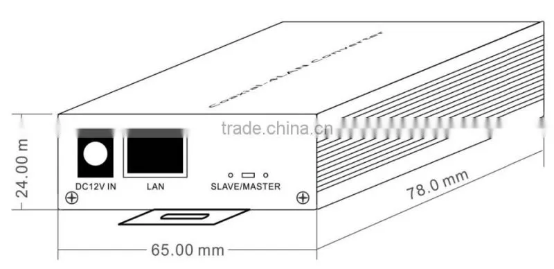 10/100M Ethernet over Coaxial EOC Converter