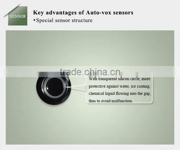 4 sensor high brightness LED car parking sensor system
