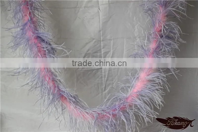 Wholesale Cloth Trim Big Ostrich Feather Mask For Bachelorette Party Supplies